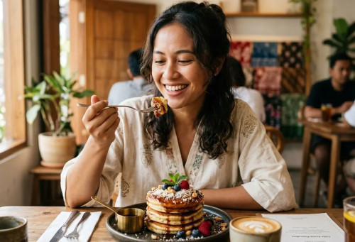 Pancake Gula Aren Perpaduan Cita Rasa Tradisional dan Sentuhan Premium dalam Setiap Sajian cover